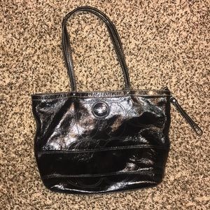 Authentic Patent Leather Coach Purse